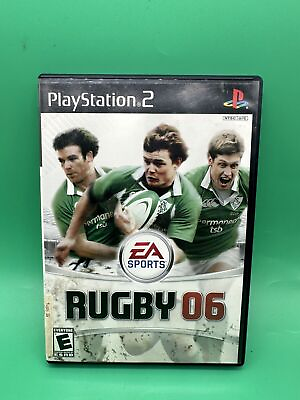 #ad Rugby 06 Sony PlayStation 2 PS2 Complete TESTED Working Game $14.99