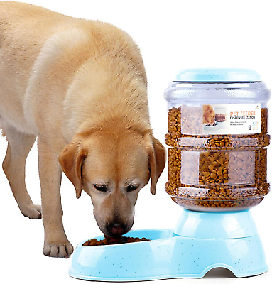 #ad Automatic Dog Feeders Dog Feeder Dispenser for Large Dogs Basic Gravity Automa $34.88