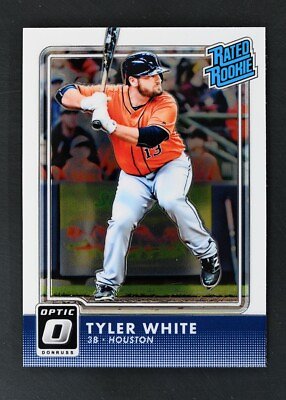 #ad 2016 Donruss Optic #51 Tyler White Rated Rookie Houston Astros $2.56