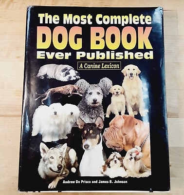 #ad The Most Complete Dog Book Ever Published a Canine Lexicon 1993 Hardcover VG $8.75