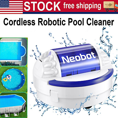 #ad X1 Cordless Robotic Pool Cleaner Automatic Pool Robot Vacuum Dual Motor 120 Mins $179.79