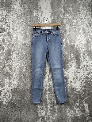 #ad Ksubi Jeans Blue Skinny Low Rise Light Wash Vintage Denim Size 24 $34.99