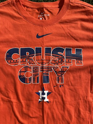 #ad Size Medium New Nike Houston Astros “Crush City” T shirt Medium World Series $30.90
