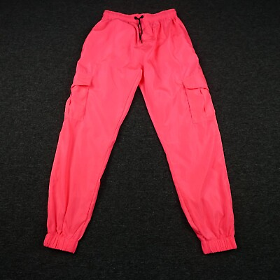 #ad QED London Jogger Womens 6 Pink Neon Casual Comfortable Cargo Pockets Ladies $17.24