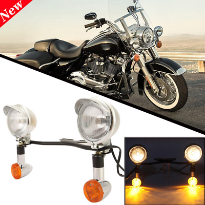 #ad Passing Turn Signal Light Bar For Harley Davidson Heritage Softail Classic FLSTC $65.12