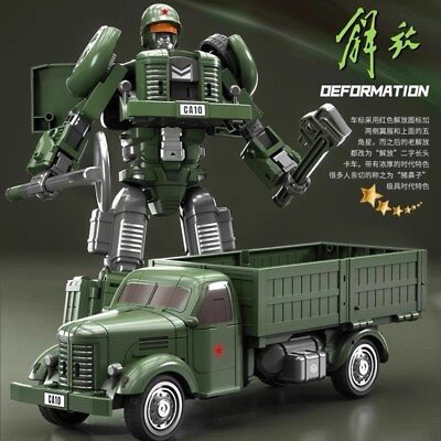 #ad New L.J JieFang CA10 23cm 10in Deformable Car Robot Action Figure Toy In stock $29.19