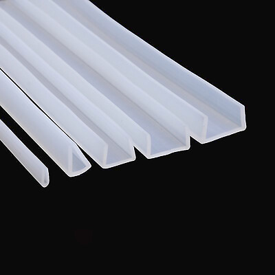 #ad Sealing Strip U Shape Home Improvement Seal Strip Silicone Rubber 1 10m white $106.19