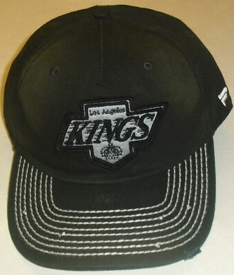 #ad Los Angeles Kings Fanatics Distressed style Strapback Adjustable New Shield Logo $19.19