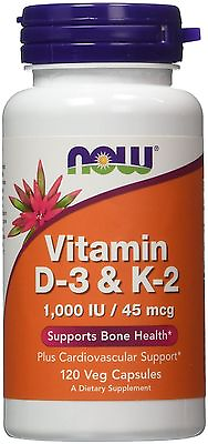 #ad Now foods Vitamin D 3 amp; K 2 1000 IU 120 caps Vitamin C Healthy Bones Teeth 09 25 $10.95