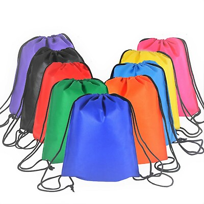#ad Drawstring Backpack waterproof sport sackpack $11.99