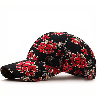 #ad Women Baseball Cap Embroidery Girl Summer Cute Snapback Hats Casual Outdoor Caps $12.99