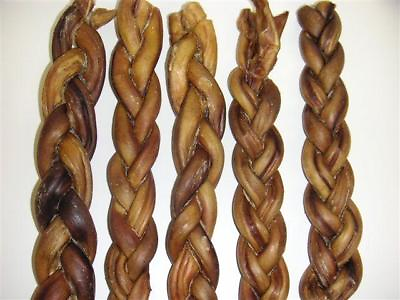 #ad 10 THICK BRAIDED 6 Inch Bully Sticks $69.95