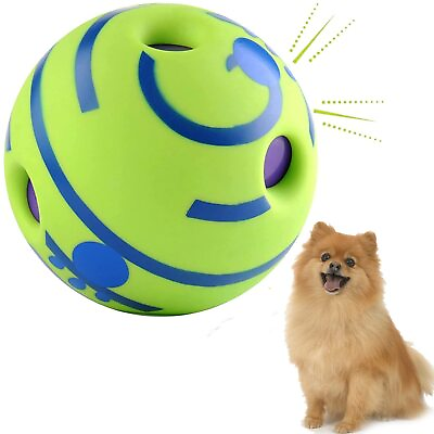 #ad Giggle Ball Interactive Dog Toys Fun Giggle Sounds When Rolled or Shaken P... $30.79