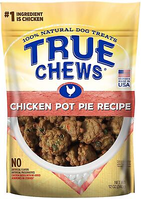 #ad True Chews Chicken Pot Pie Recipe 100% Natural Dog Treats Medium 12oz $23.49