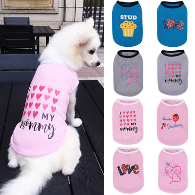 #ad Clothing Small Coat Cute Fashion Clothes Vest Puppy T Shirt Summer Pet Dog $7.45
