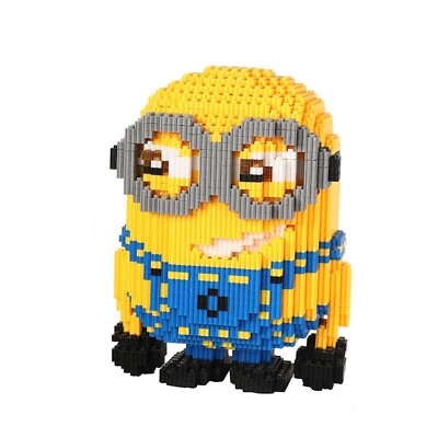 #ad 1849pcs Despicable Me Minions Mini Building Blocks Challenging Intelligence Game $35.99