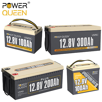 #ad #ad LiFePO4 Lithium Battery 12V 100Ah 200Ah 300Ah Deep Cycle for Solar Off grid lot $183.99