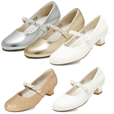 #ad US Girls Flat Shoes Low Heel Dress Shoes Mary Jane Shoes Pumps Princess Shoes $19.89