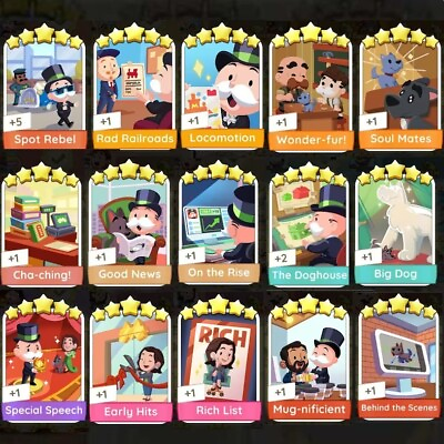 #ad #ad Monopoly GO Sticker 5 Stars⭐️⭐️⭐️⭐️⭐️ ALL COLLECTION⚡️ FAST DELIVERY⚡️ $5.00