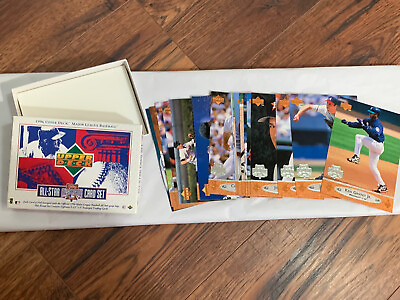 #ad Vintage 1996 Upper Deck All Star Game Baseball Card Set 18 Large Card Complete $15.00
