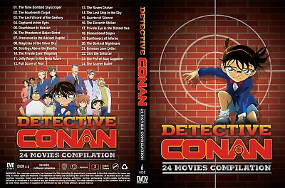 #ad Case Closed Detective Conan 24 Movie Collection All Region Brand New $36.99