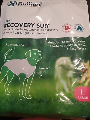 Suitical Happy Recovery Suit Dog Large Pink Camouflage New FREE SHIPPING $21.23