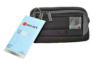#ad Delsey GOPIX 55 Belt Pack for Camera Fabric Gray Black Bum Bag $19.67