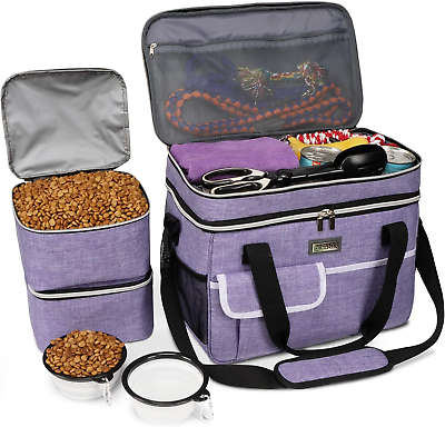 #ad #ad Dog Travel Bag for Supplies Double Layer Airline Approved Weekend Pet Travel O $52.86