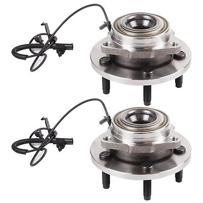 #ad for Pair of 2 New Complete Front Wheel Hub Bearing Assembly 5 Lugs W Abs for 06 $184.99