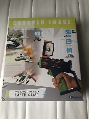 #ad New Sharper Image Augmented Reality Laser Game Gun Bluetooth 360 views Ages 8 $9.89