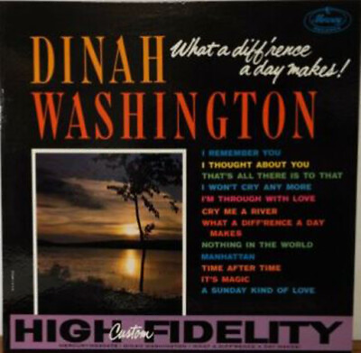 #ad Dinah Washington What a Difference a Day Makes Mercury NM NM MGT 20479 $174.97