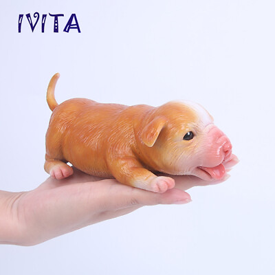 #ad 7inch Simulation Silicone Puppy Realistic Full Body Silicone Dog Kids Play Gift $39.00