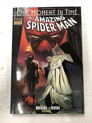 #ad #ad The Amazing Spider Man One Moment In Time By Quesada 2010 HC Marvel Comics C $55.00
