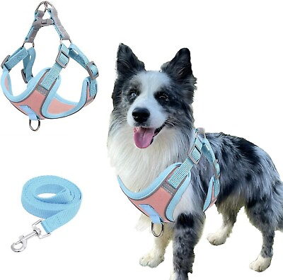 #ad Dog Halter Harnesses with Leash SetDog Vest Harnesses for Small Medium Dogs Cat $14.99