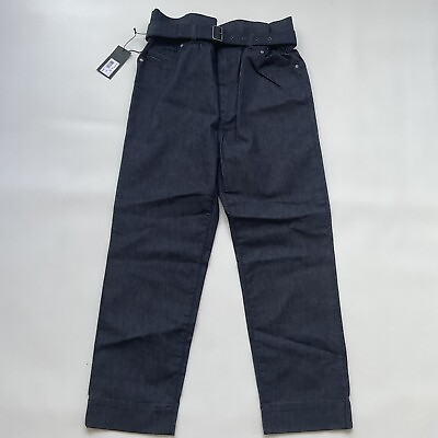 #ad $350 Diesel Black Gold Women’s Type 177 Trousers Indigo Blue Jeans Size 28 $99.99