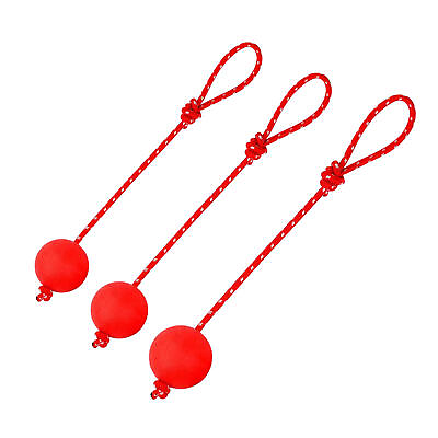 #ad Dog Rope Ball Rubber Interactive Balls Elastic Solid Rubber Dogs Balls Chew Toys $9.08