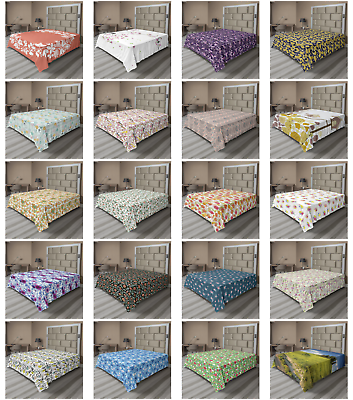 #ad Ambesonne Spring Season Flat Sheet Top Sheet Decorative Bedding 6 Sizes $29.99