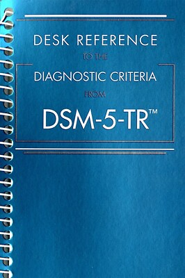 #ad #ad Spiral: Desk Reference to the Diagnostic Criteria from DSM 5 TR Fast Shipping $12.19
