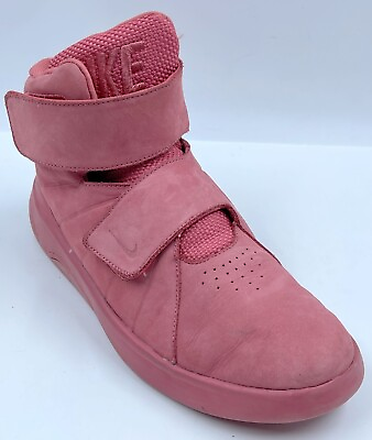 #ad Nike Marxman Premium Womens Sneakers 7 Pink Laceless Basketball Shoes 844928 600 $54.99