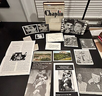 #ad My Autobiography by Charlie Chaplin Oona Chaplin SIGNED Condolence Letter amp; More $399.99