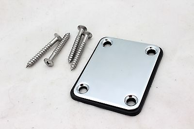 #ad Neck Plate w Screws Chrome ships from US $9.99