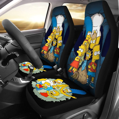 #ad Funny The Simpson Family Car Seat Covers $54.99