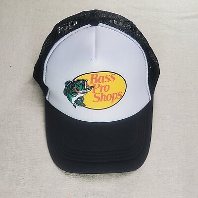 #ad Bass Pro Shops Hat Cap Trucker Snap Back Adult Adjustable Fish Fishing Hat New $13.25