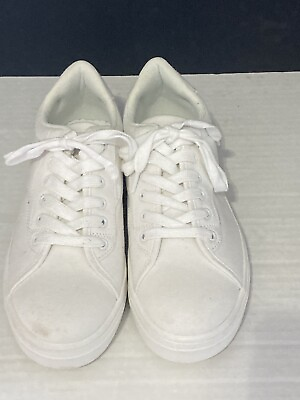 #ad Journee Collection Womens Foam Jennings Sneaker WHITE Size 8.5 j337 $15.00