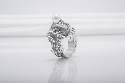 #ad Unique Elephant Head Ring Fashion Animal Lover Jewelry Handmade Nature Signet $99.00