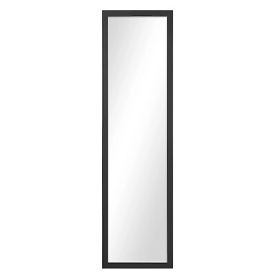 #ad New For 13x49 Rectangular Full Length Black Mirror $13.95