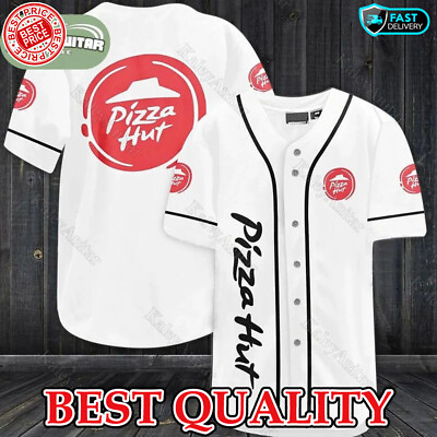 #ad SALE Pizza Hut 3D Jersey Shirt Pizza Hut Unisex Fast Food Jersey Shirt S 5XL $30.90