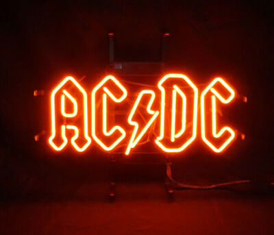 #ad 17quot;x14quot; AC DC Neon Sign Light Lamp Glass Wall Decor Windows Room Bar Artwork $123.35