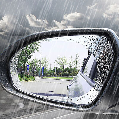 #ad Car Rearview Film Fog proof Protective Rainproof Fog proof Car Rearview Film Pet $8.13