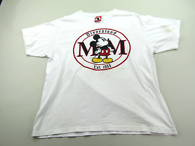 #ad VINTAGE Mickey Inc Disneyland T Shirt Men Size XL Mickey Mouse Short Sleeve Crew $13.49
